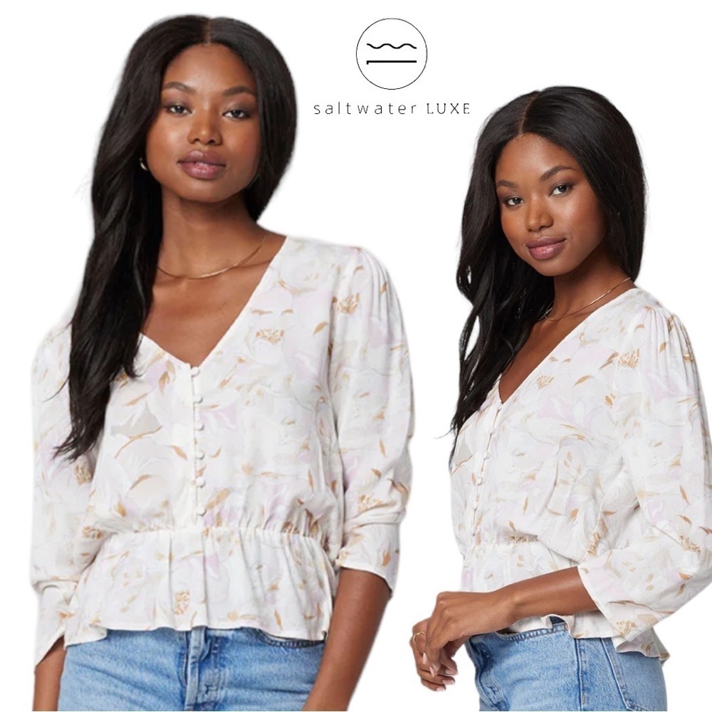 New Saltwater Luxe Marcela Top Blouse Large 
New with tags 
Online now for $92